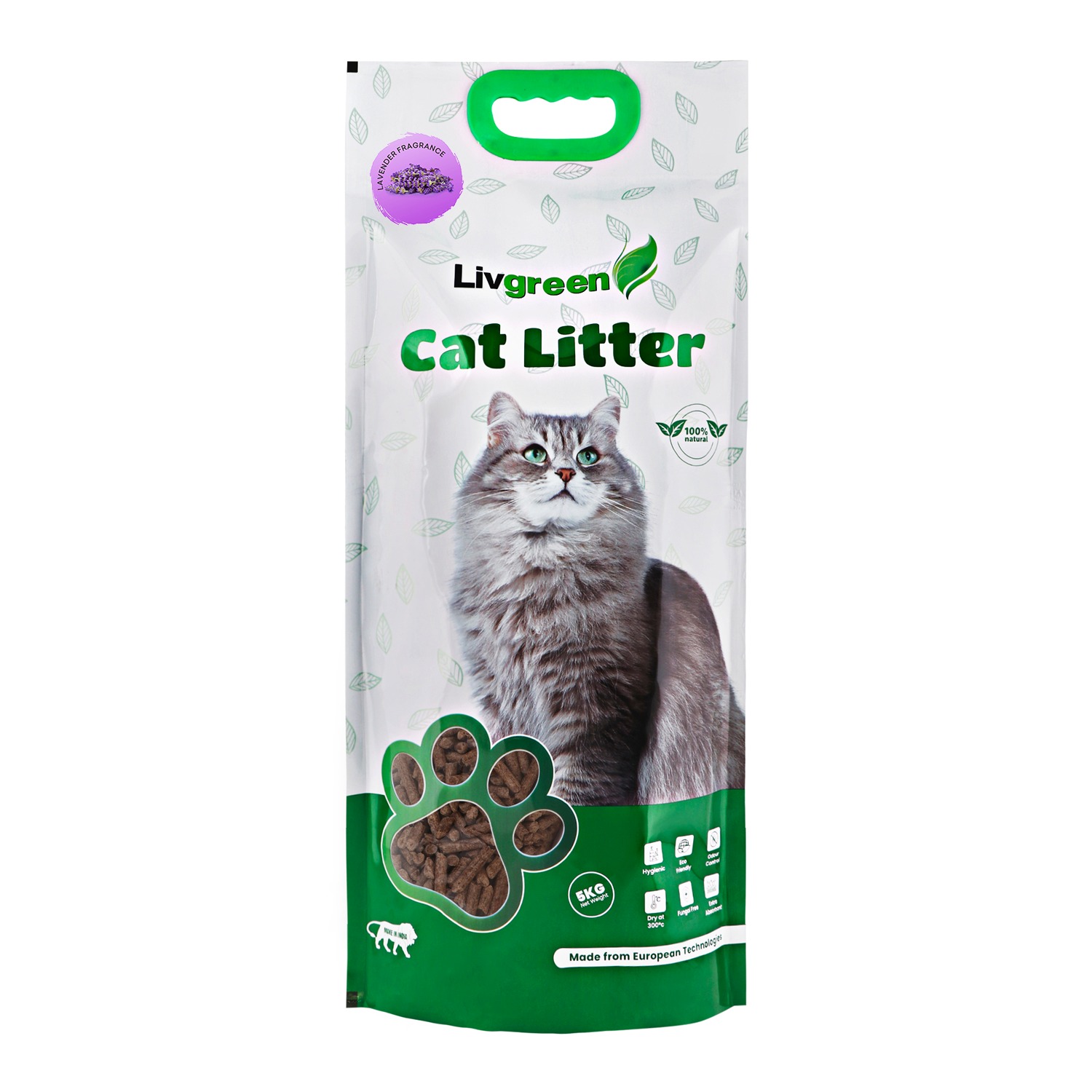 Livgreen cat litter sand 5kg Lavender