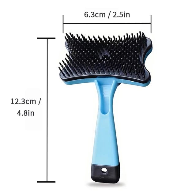 Button slicker brush