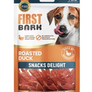 First bark roasted duck