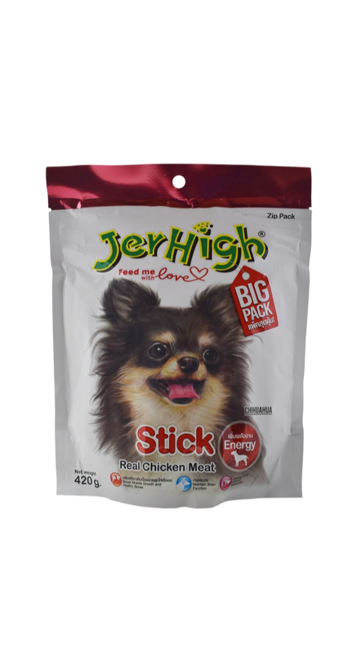 JerHigh Stick Real Chicken Meat (420grms)