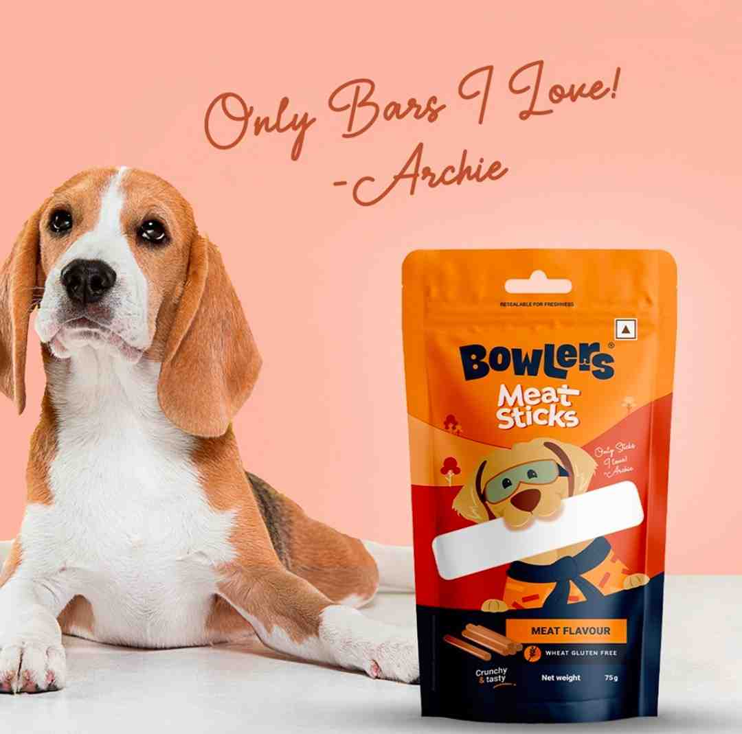 Bowlers Meat Sticks – Meat Flavour | 75g Treats