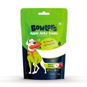 Bowlers Apple Jerky Treats | 70 gm