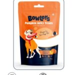 Bowlers pumpkin jerky treats 120grms