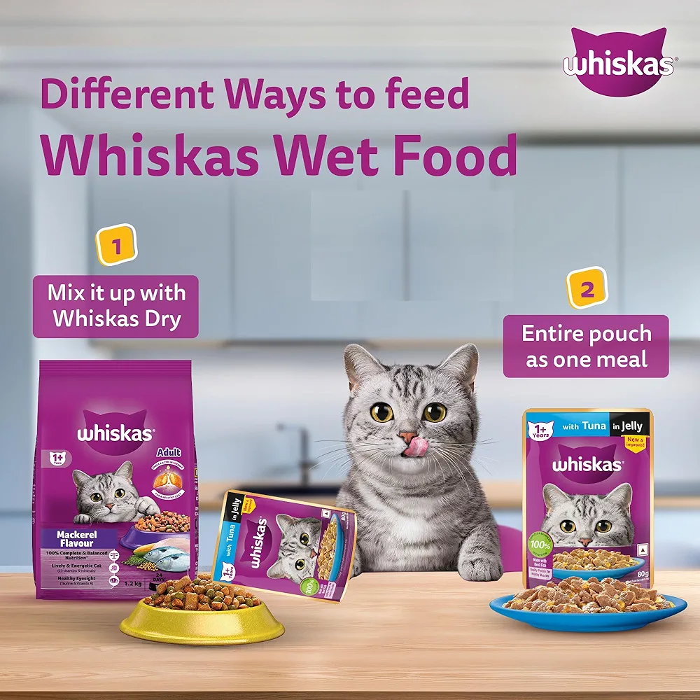 Whiskas Adult tuna in jelly wet food
