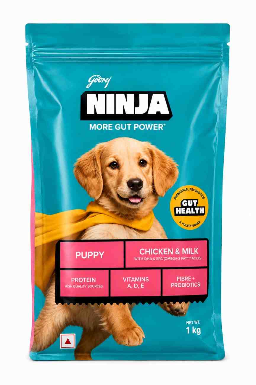Godrej Ninja Puppy Food – Chicken and Milk - 1Kg