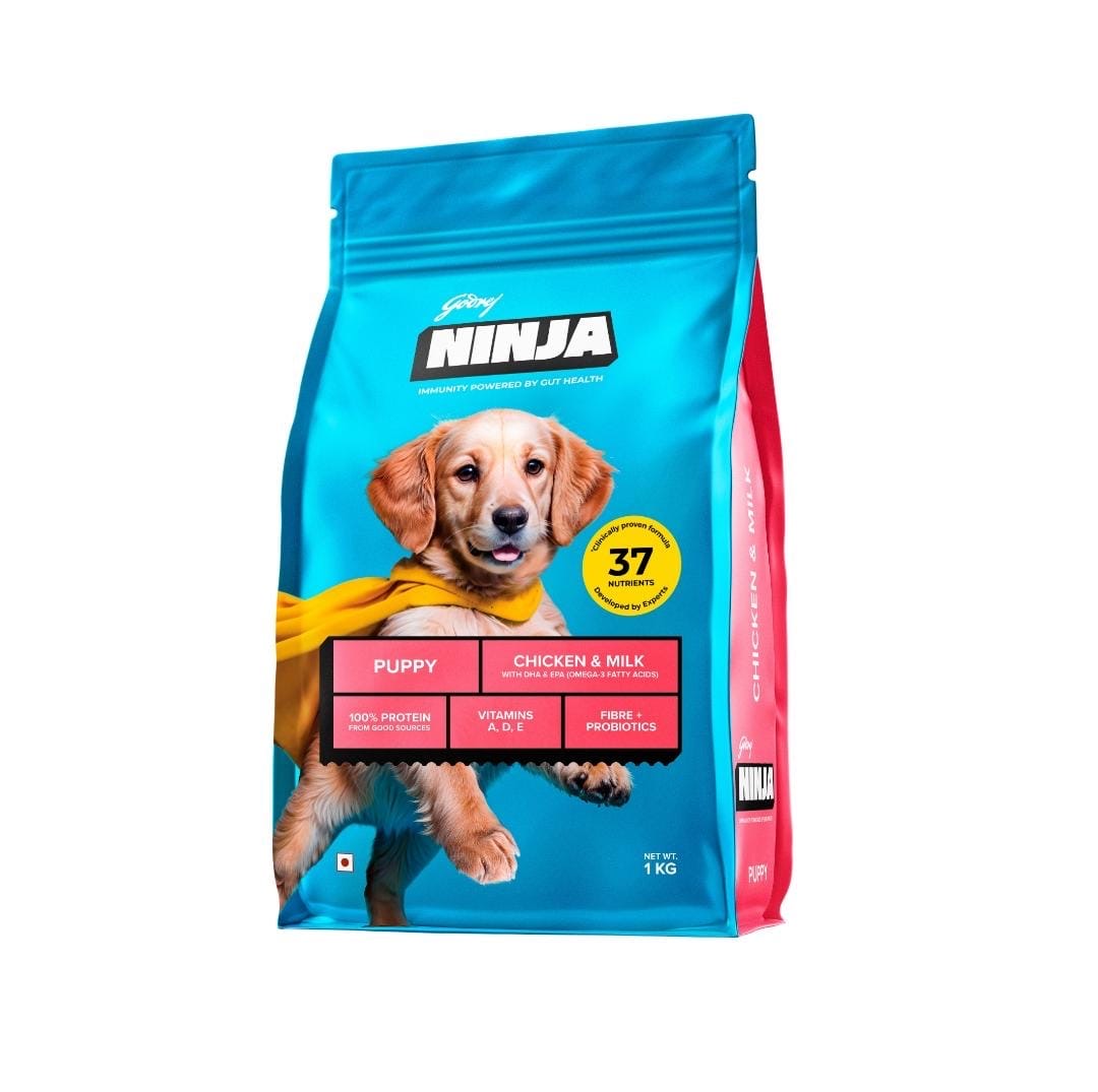 Godrej ninja puppy chicken and milk dog food