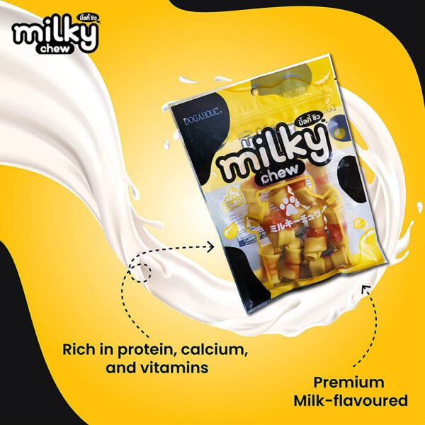 Dogaholic milky chew cheese chicken Bone style