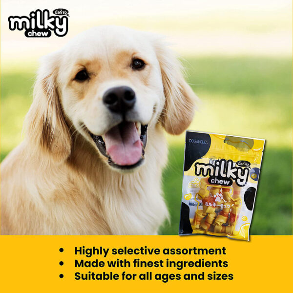 Dogaholic milky chew cheese chicken Bone style