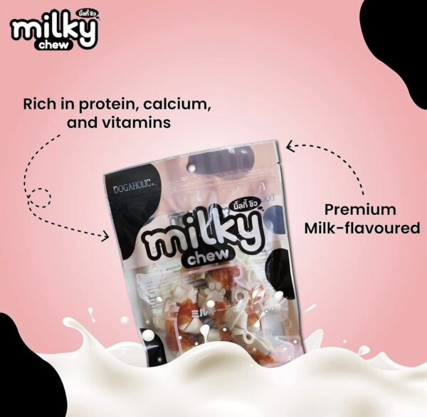 Dogaholic Milky Chew Chicken milk Flavoured bone style