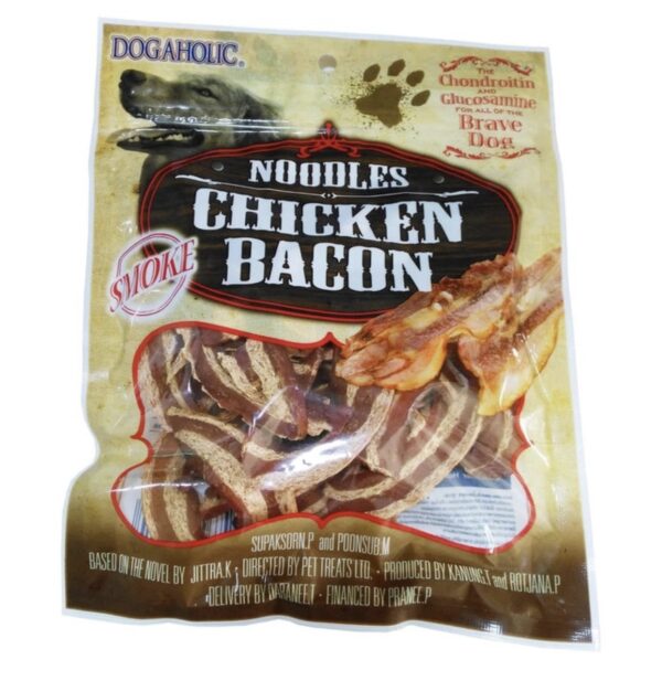 Dogaholic Noodles Chicken bacon bbq strips