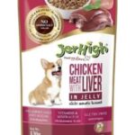 Jerhigh chicken meat with liver in jelly