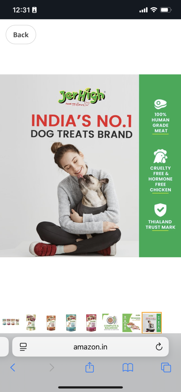 Jerhigh wet food chicken with rice berry liver flavour