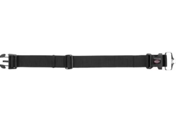 Trixie Extra wide premium dog collar black L-XXL