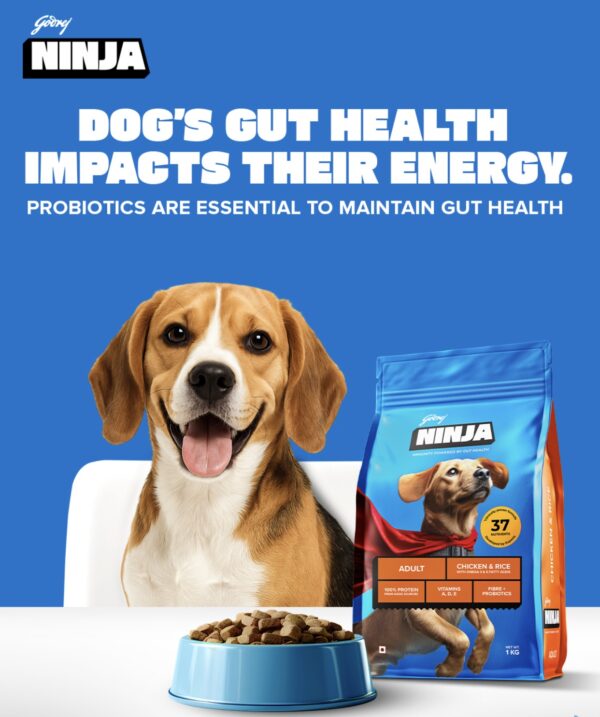 Godrej NINJA adult dog food chicken and vegetables