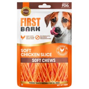 First Bark – Soft Chicken Slice | Healthy Soft Chews for Dogs