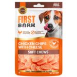 First Bark – Chicken Chips with Cheese | Soft Chews for Dogs