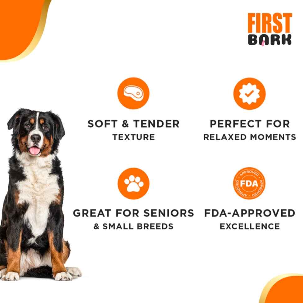 First Bark – Chicken Slice with Cheese | Soft Chews for Dogs - Image 5