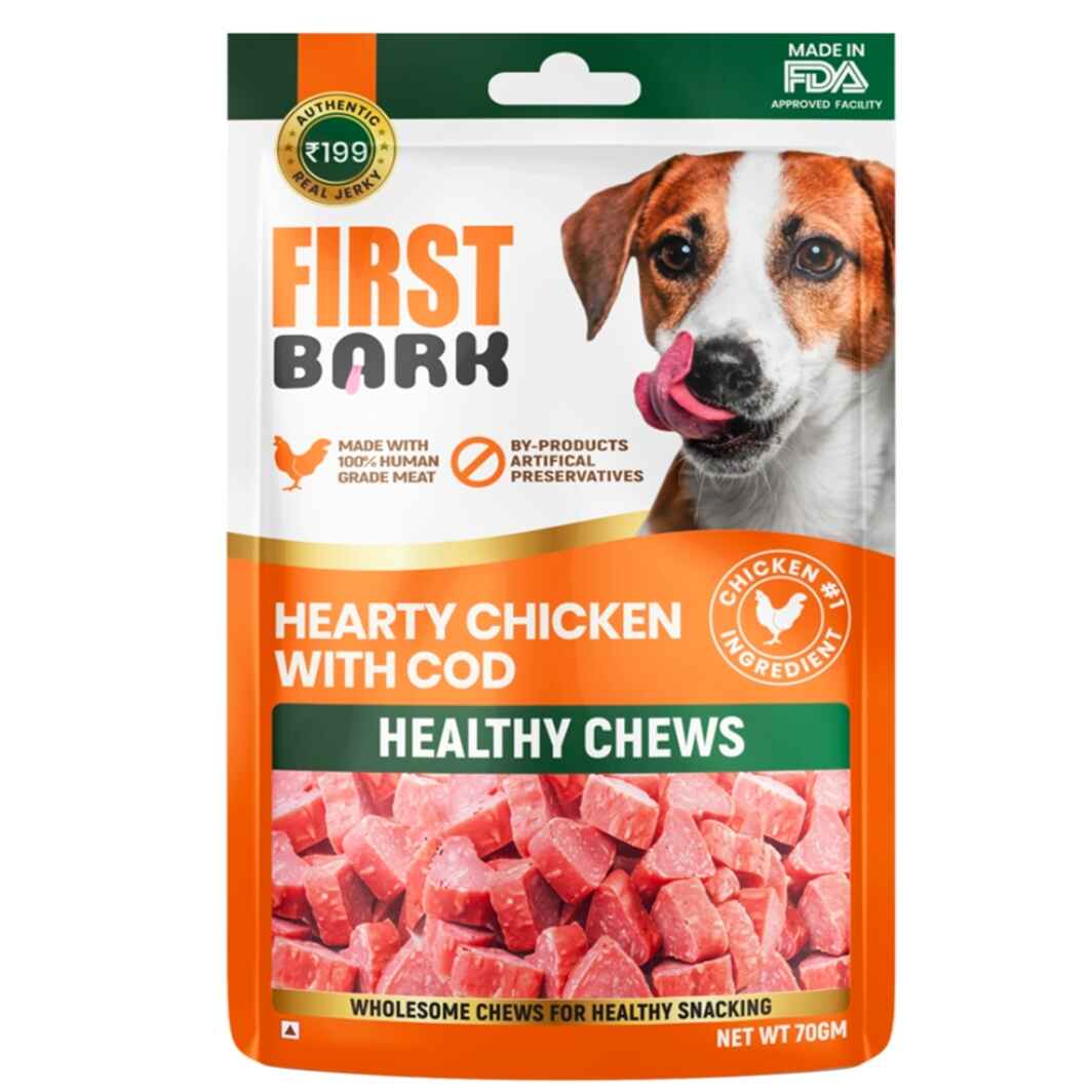 First Bark – Hearty Chicken with Cod | Healthy Chews for Dogs