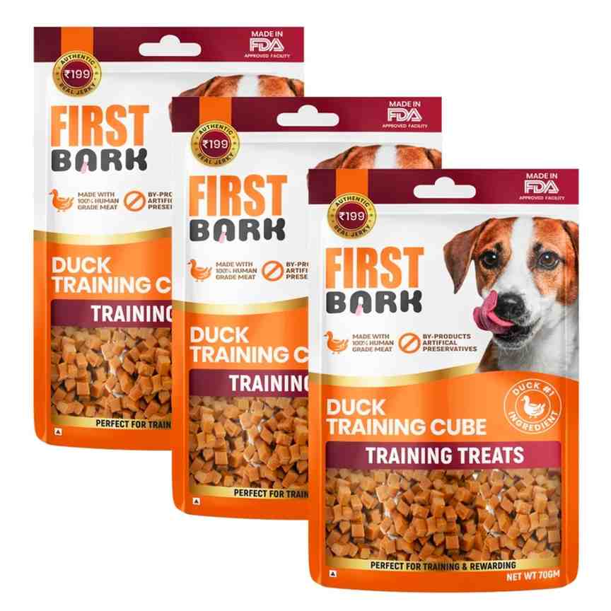 First Bark – Duck Training Cubes | Healthy Training Treats for Dogs - Image 2