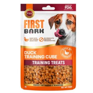 First Bark – Duck Training Cubes | Healthy Training Treats for Dogs