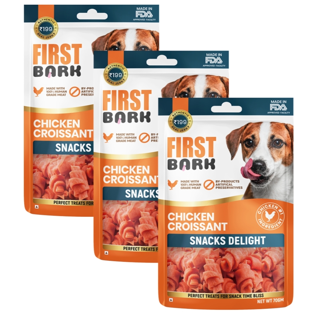 First Bark – Chicken Croissant | Snacks Delight for Dogs - Image 2