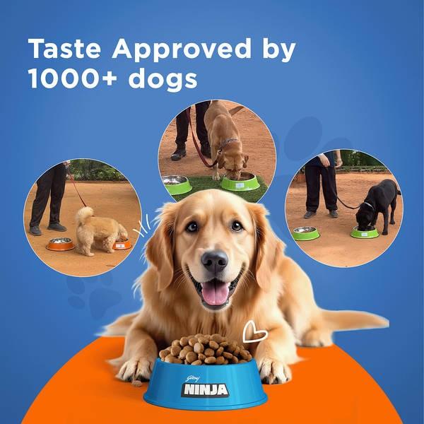 Godrej Ninja Dog Food 20kg chicken and multigrain adult dry dog food bag