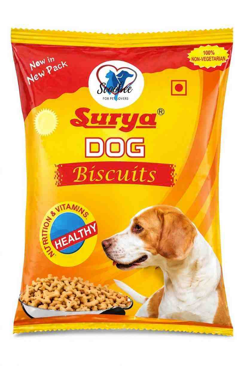 Surya Adult Dog Biscuits Non Vegetarian 1 kg – Vitamin-Rich Treats