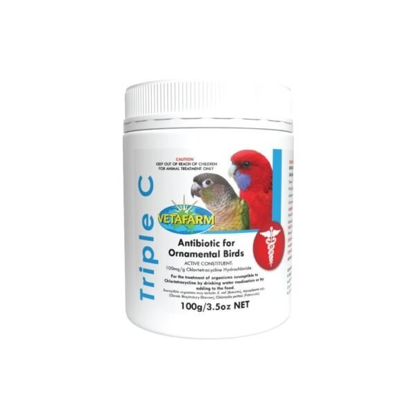 Vetafarm Triple C Antibiotic for Ornamental Birds (100ml)
