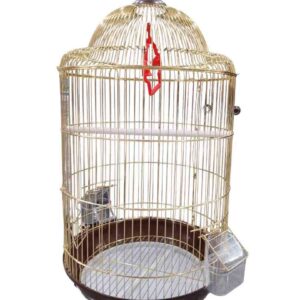 Golden Round Bird Cage