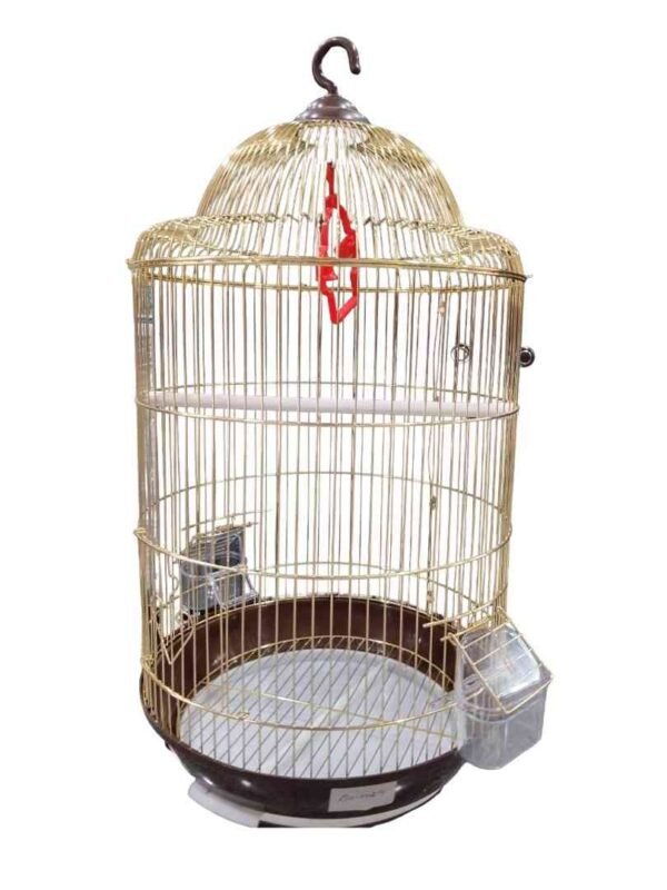 Golden Round Bird Cage