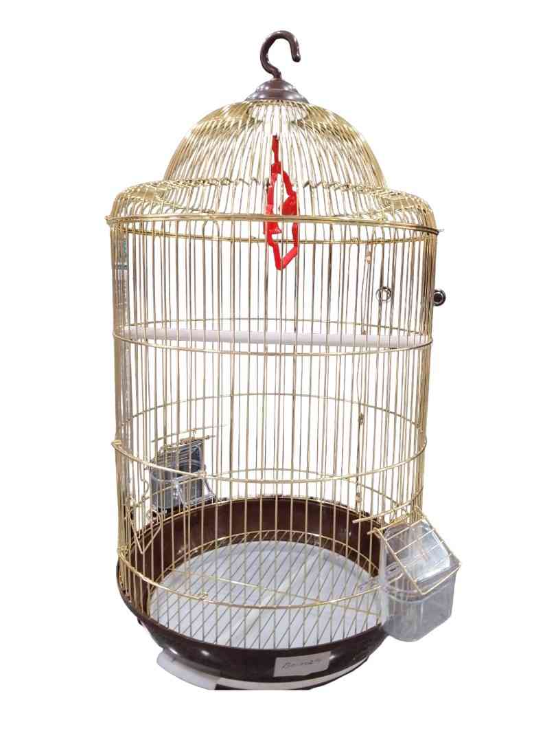 Golden Round Bird Cage