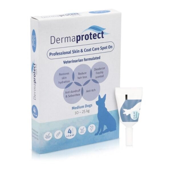 Dermaprotect Professional Skin & Coat Care Spot On – Medium Dogs (10–25 kg)