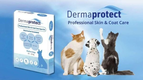 Dermaprotect Professional Skin & Coat Care Spot On – Medium Dogs (10–25 kg)