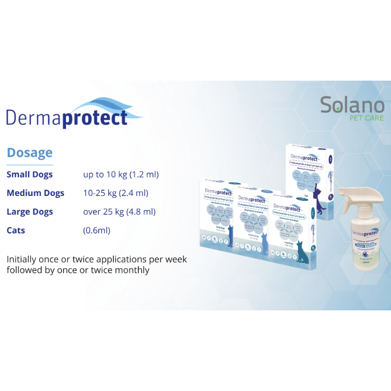Dermaprotect Professional Skin & Coat Care Spot On for Large Dogs (Over 25kg)