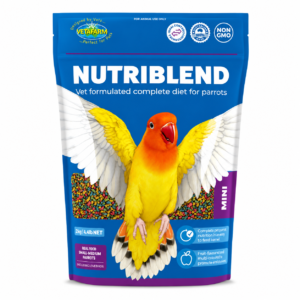 Vetafarm Nutriblend Mini Parrot Food 2kg – Complete Diet for Small & Medium Parrots