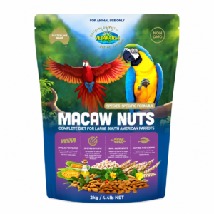 Vetafarm Macaw Nuts Bird Food 2kg – Complete Diet for Large South American Parrots