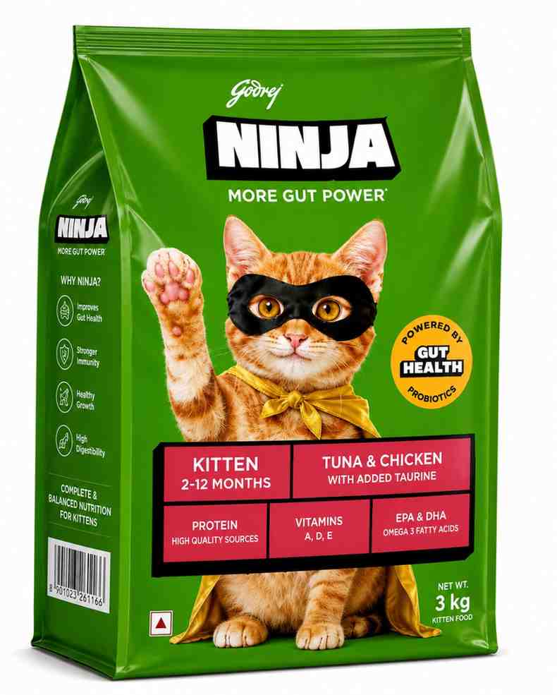 Ninja cat tuna & chicken kitten 1kg