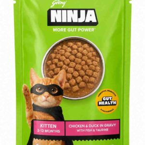 Ninja adult Chicken &duck in gravy 8gm