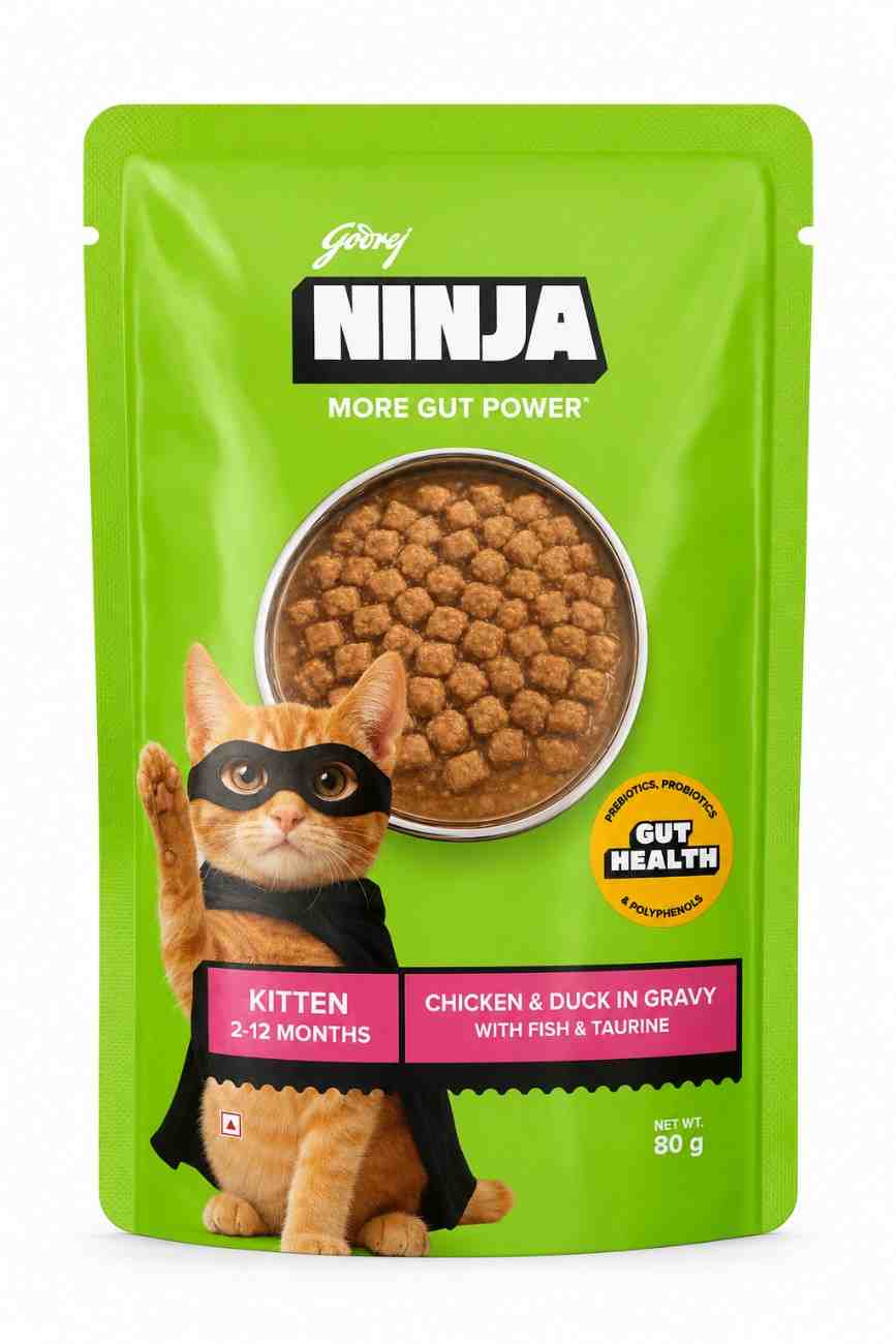 Ninja adult Chicken &duck in gravy 8gm