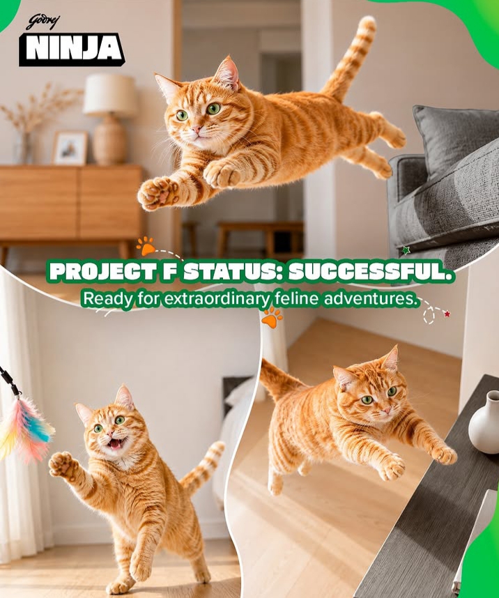 Godrej NINJA More Gut Power Adult Cat Food – Ocean Fish with Added Taurine (3kg) - Image 3