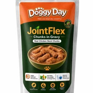 Doggy Day JointFlex Chicken Neck Chunks in Gravy – 100g ( pack of 36 )