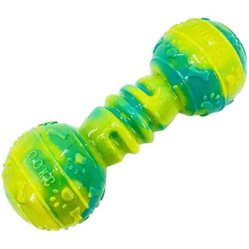 Dumbell Dog Chew Toy – Active Mixed Color Series