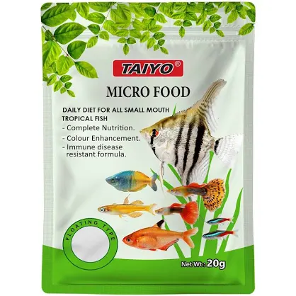 Taiyo Micro Pellets Fish Food – 20g – Pack of 3