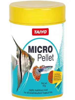 Taiyo Micro Pellets Fish Food – 45g Tin