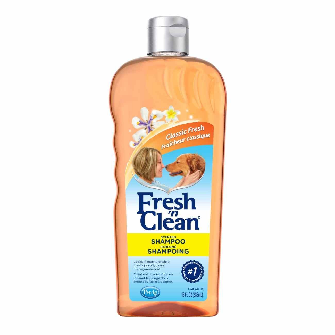 PetAg Fresh ’n Clean Classic Fresh Scented Dog Shampoo – 18 fl Oz(533 ml)