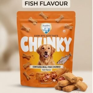 Scoobee Chunky Fish Biscuits – Contains Real Fish Chunks – 1 kg