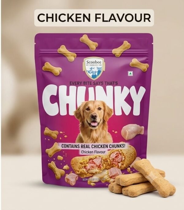 Scoobee Chunky Chicken Biscuits – 1 kg