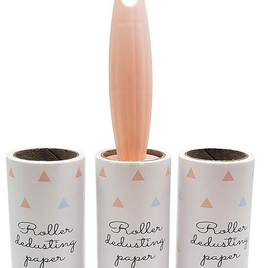 Lint Roller Strong Sticky 10 CM – Pet Hair & Dust Remover with 2 Refills