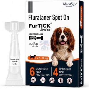 FurTICK Fluralaner Spot On for Small Dogs – 4.5–10 kg